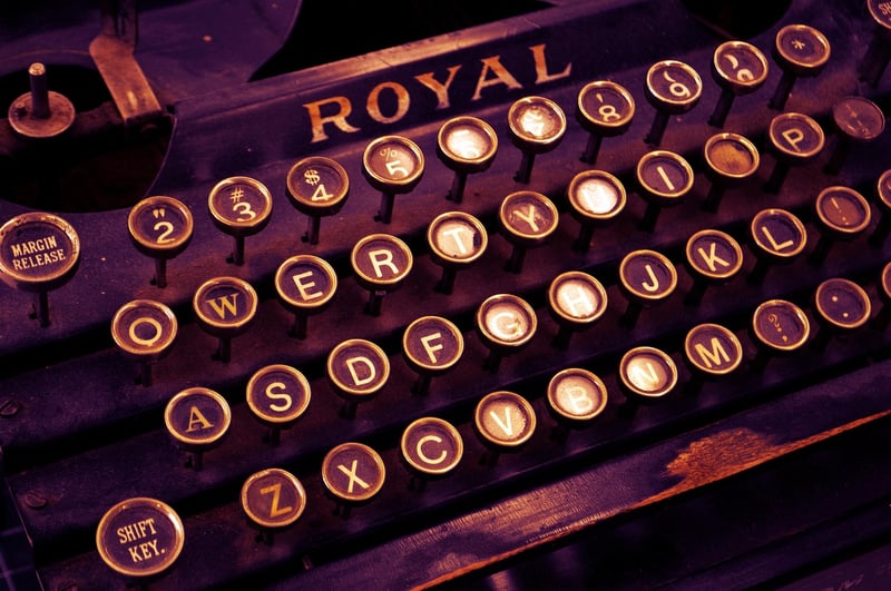 Upcycled Typewriter